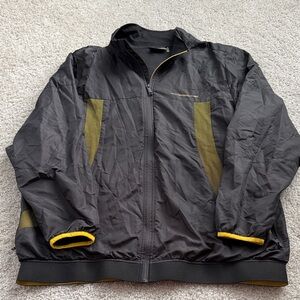 Men's Black and Yellow Jacket-Porsche